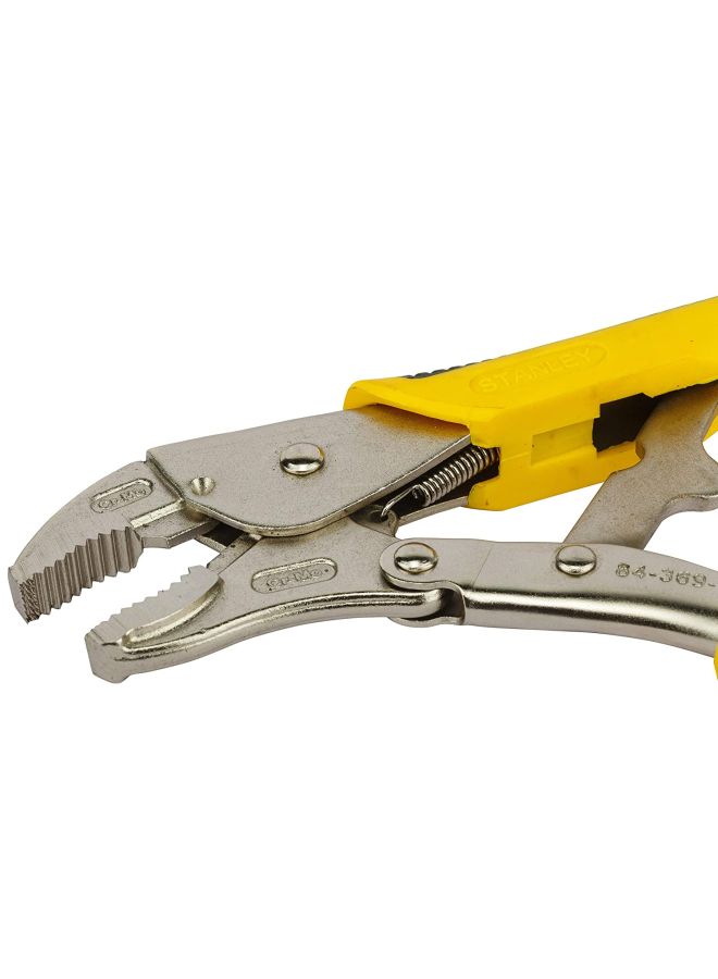 Stanley Pliers Locking 254mm Bimaterial Handle 84-369 Silver/Yellow/Black 254mm  - Image 4