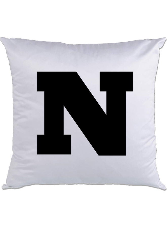 AMC DESIGN N Printed Cushion White/Black 40x40cm 