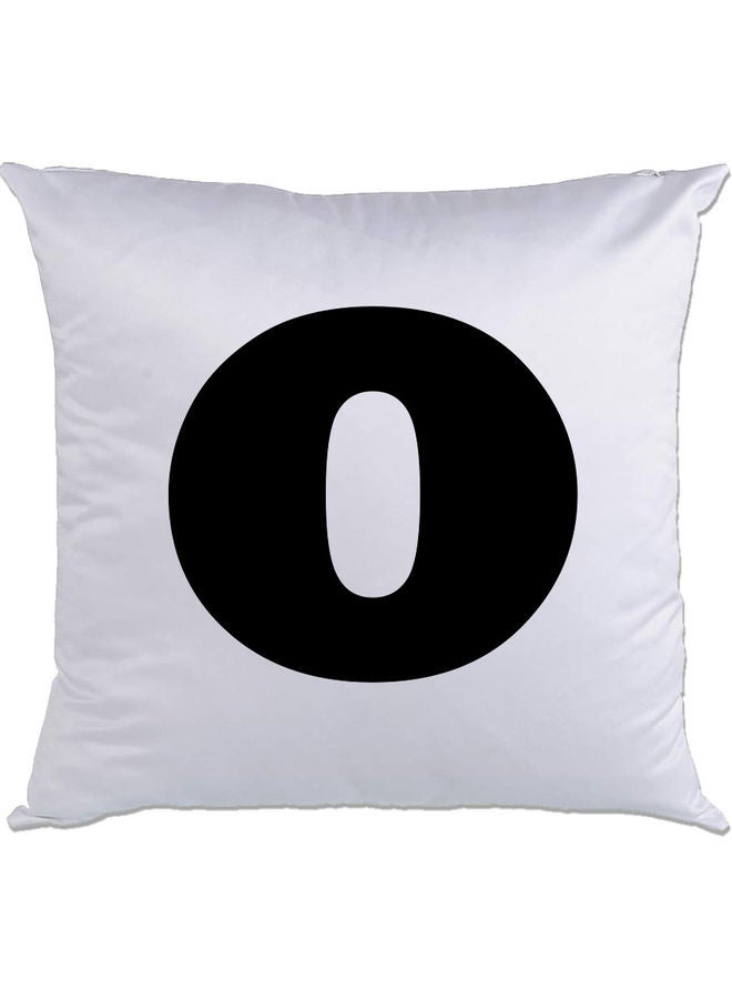 AMC DESIGN O Printed Cushion White/Black 40x40cm 