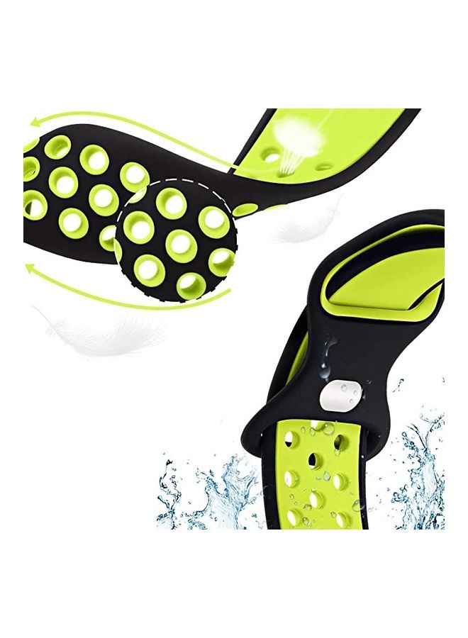 ICS 2-Piece Replacement Bands For Apple Watch SE/6/5/4/3/2/1 42/44 mm Multicolour - Image 2