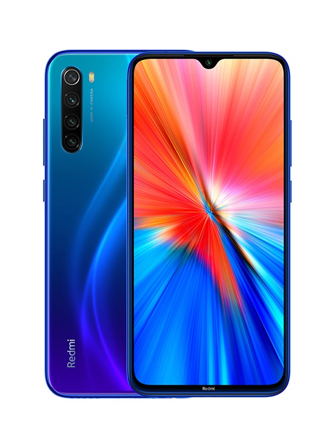 Xiaomi - Redmi Note 8 Dual SIM Neptune Blue 4GB RAM 128GB 4G LTE - Global Version - Image 1