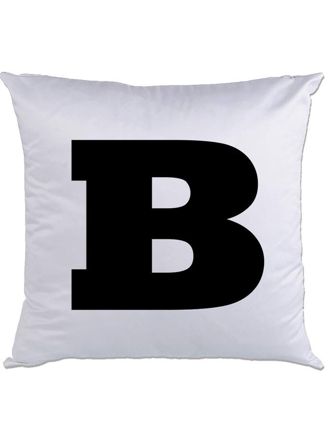 AMC DESIGN B Printed Cushion White/Black 40x40cm 