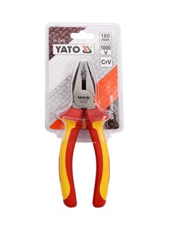 Yato Insulated Combination Plier 180mm VDE-1000V YT-21152 Yellow/Red/Silver  - Image 2