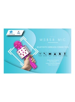 WS858 PORTABLE WIRELESS BLUETOOTH SPEAKER MICROPHONE MIC HANDHELD