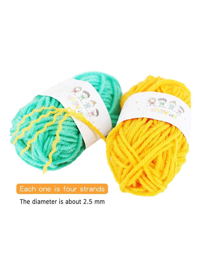 Generic - 12-Piece Yarn Set Multicolour - Image 1