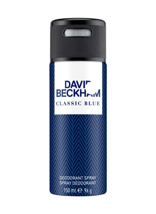 DAVID BECKHAM - Classic Blue, Deodorant Body Spray, 150ml - Image 1
