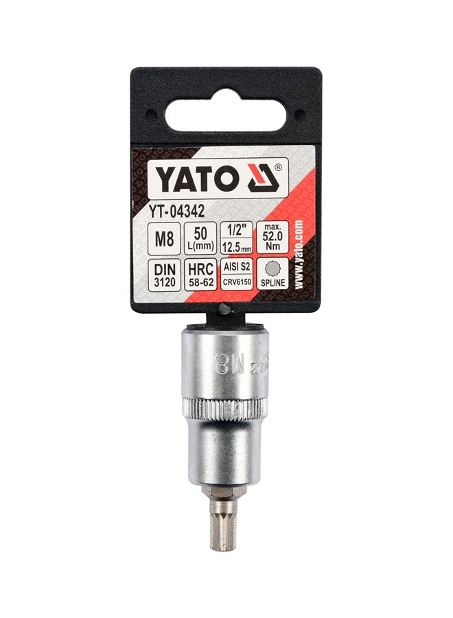 Yato Socket Bit 1/2 Silver - Image 2