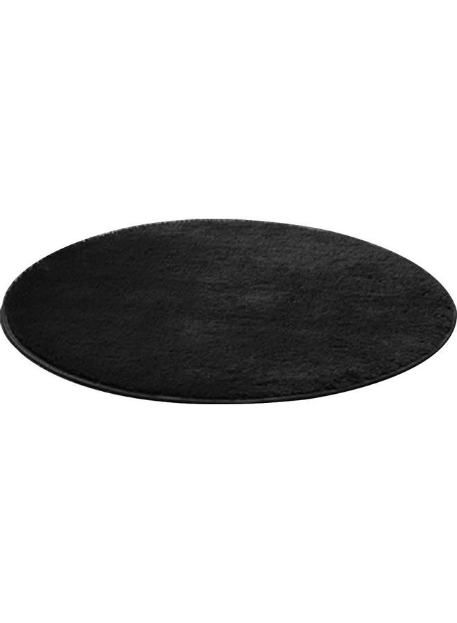 بساط أرضية ناعم ومنفوش ومضاد للانزلاق أسود 120 X 120 X 1سم