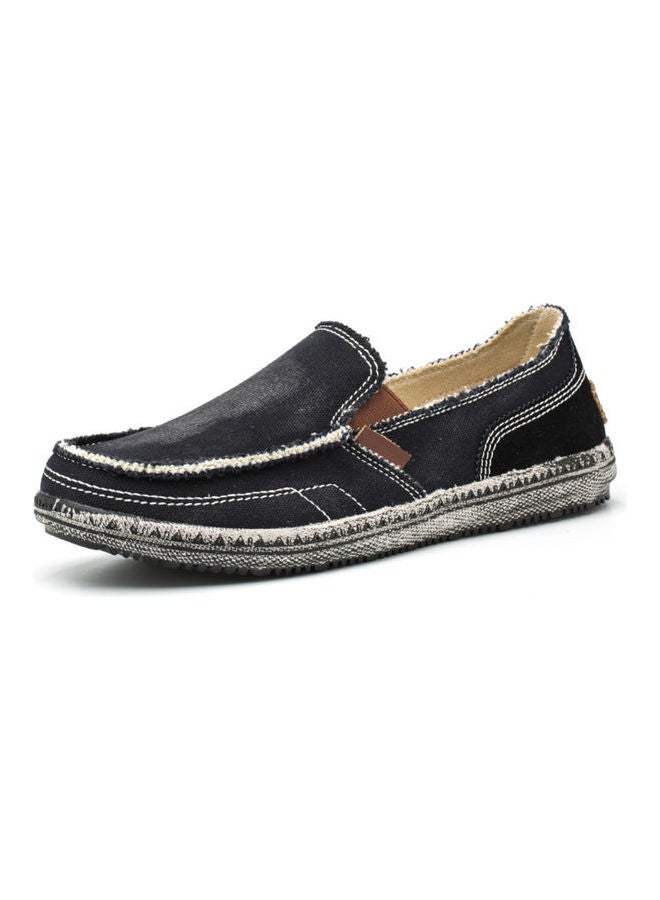 Generic Men Casual Breathable Slip-on Anti Skid Loafers Black  - Image 1