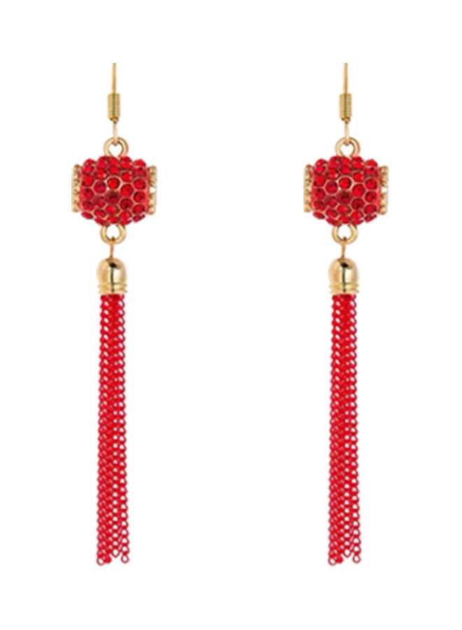 J.J Hand made - Chinese Style Lucky Lantern Dangle Earrings - Image 1