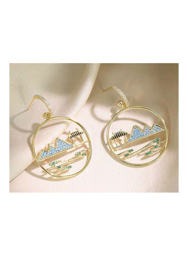 J.J Hand made 925 Sterling Silver Chinese Retro Style Earrings - Image 2