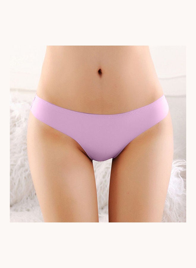Generic Women Seamless G-String Briefs Thongs Invisible Underwear Knickers Panties White  - Image 4