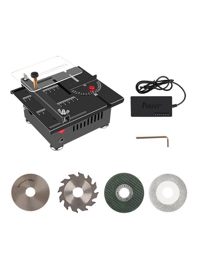Multi-Functional Utility Table Saw Set Black/Silver/Green
