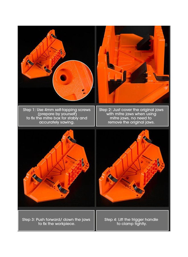 Saw Mitre Box Orange - Image 3