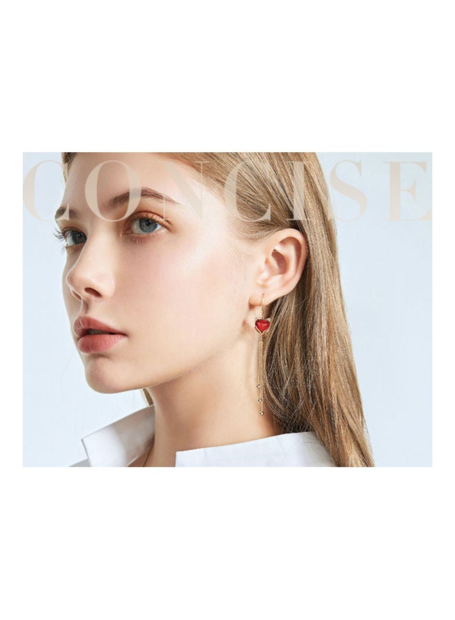 J.J Hand made 925 Sterling Silver Lucky Fox Long Tassel Earrings - Image 4