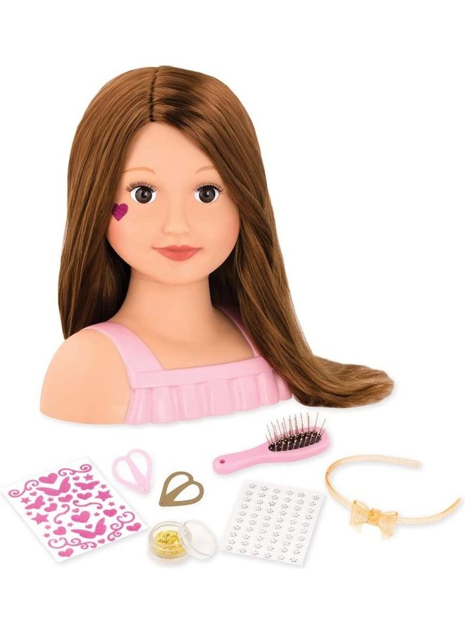 Our Generation 8-Piece Talia Styling Head Set  - Image 1