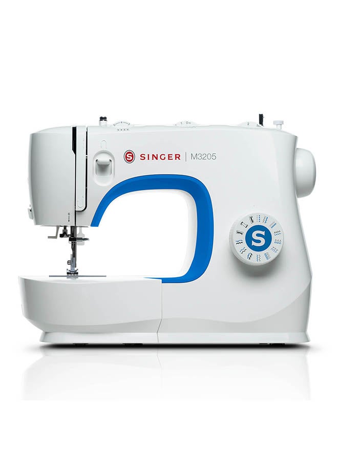 SINGER Electric Domestic Sewing Machine M3205 White - Image 1