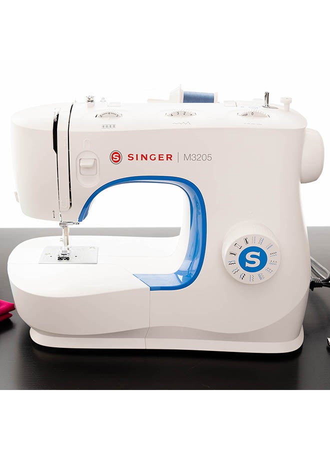 SINGER Electric Domestic Sewing Machine M3205 White - Image 2