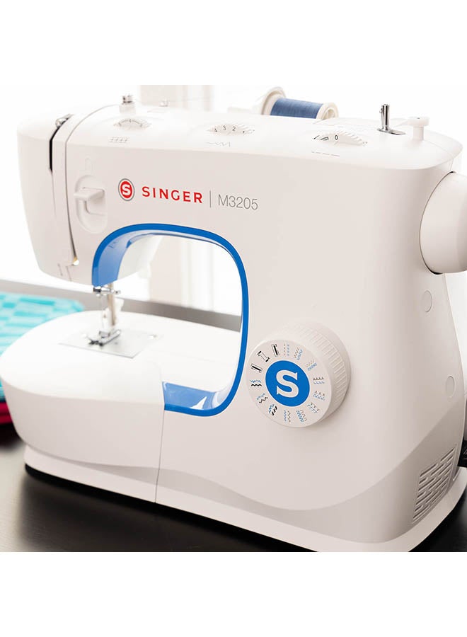 SINGER Electric Domestic Sewing Machine M3205 White - Image 3
