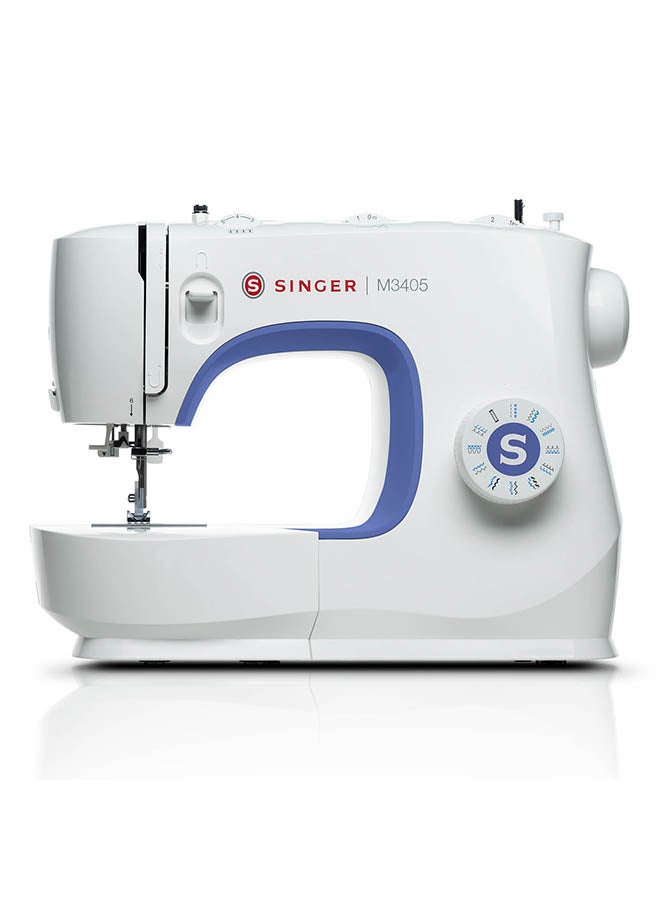 SINGER Electric Domestic Sewing Machine M3405 White - Image 1