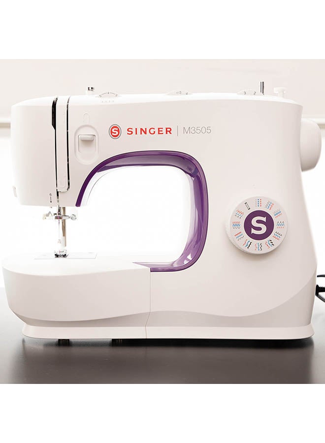 سينجر - ماكينة خياطة كهربائية للمنزل SGM-M3505 أبيض - Image 1