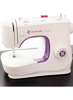 SINGER Domestic Sewing Machine, 23 Built-In Stitches, Easy Stitch Selection, Adjustable Stitch Length, With Front loading Bobbin And Long-Lasting LED light, One Size SGM-M3505 White  - Image 3