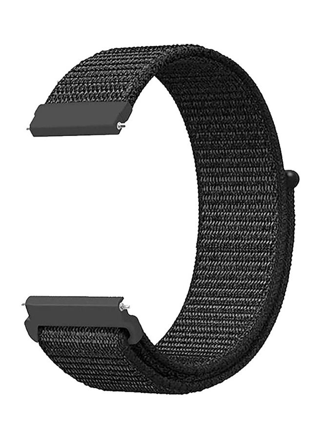 ICS Replacement Band For  Samsung Galaxy Watch Active 2 Band  20 mm Black - Image 1