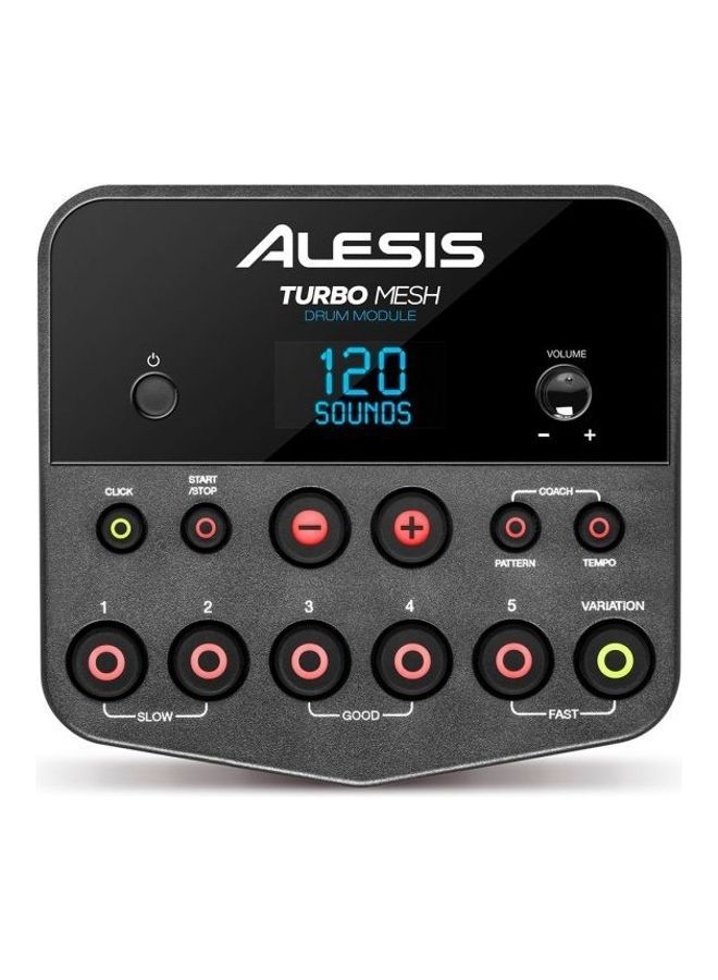 Alesis - Alesis Turbo Mesh Kit - 7 Piece Electronic Drum Kit with Mesh Heads - Image 1