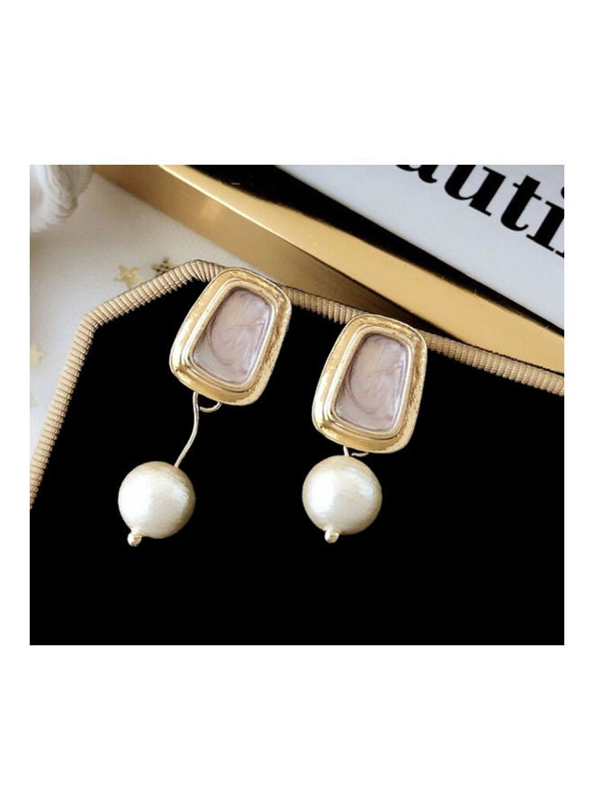 J.J Hand made 925 Sterling Silver Left And Right Asymmetrical Pearl Earrings - Image 4