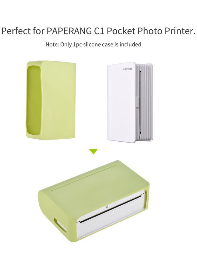 paperang Protective Case Cover For Paperang C1 Pocket Printer Green - Image 3