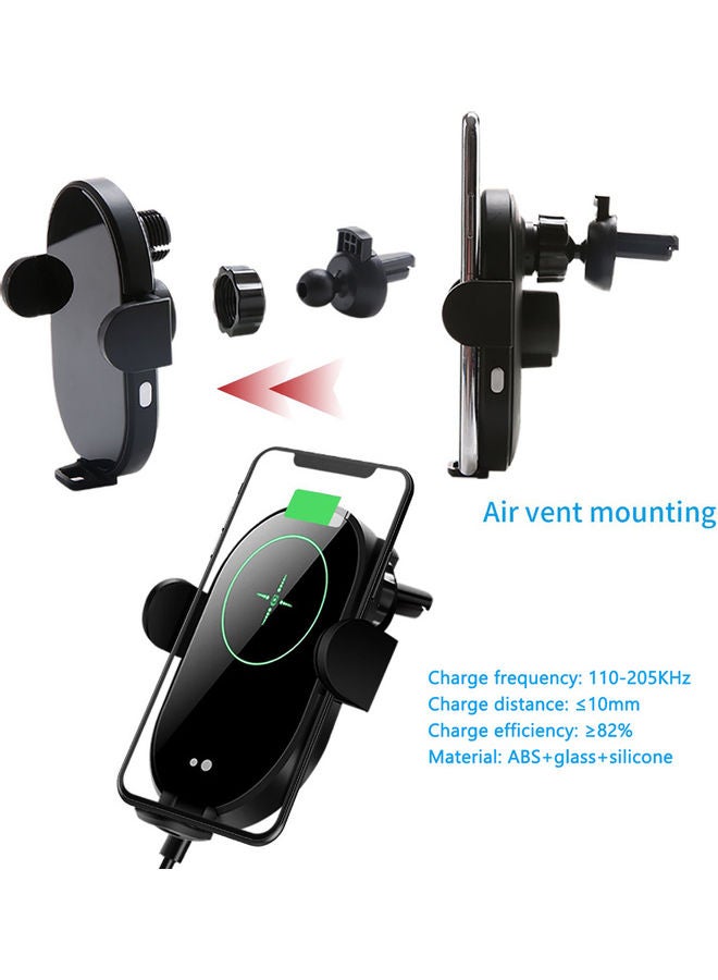 Wireless Charger Holder Black/Green - Image 2