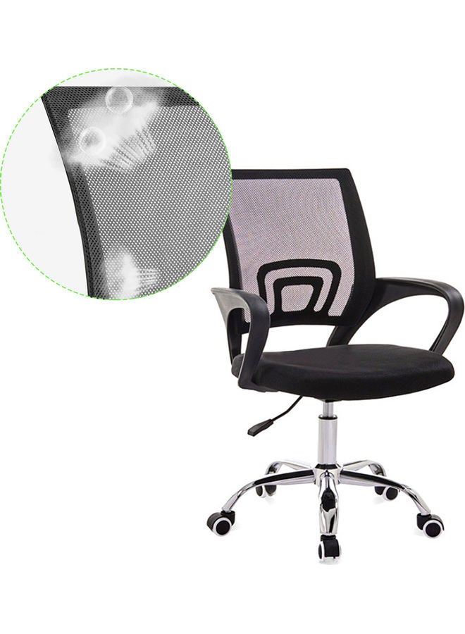 Generic High Back Office Chair With Mesh Black 37x52x25cm  - Image 2
