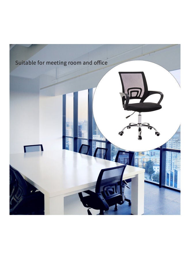 Generic High Back Office Chair With Mesh Black 37x52x25cm  - Image 5
