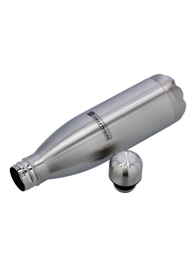Royalford Double Wall Stainless Steel Water Bottle Silver 750ml  - Image 3