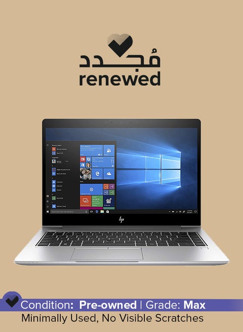 Renewed - EliteBook 840 G6 Notebook Laptop With 14-Inch Display,Intel Core i7 Processor/8th Gen/16GB RAM/512GB SSD/Intel UHD Graphics 620 Silver