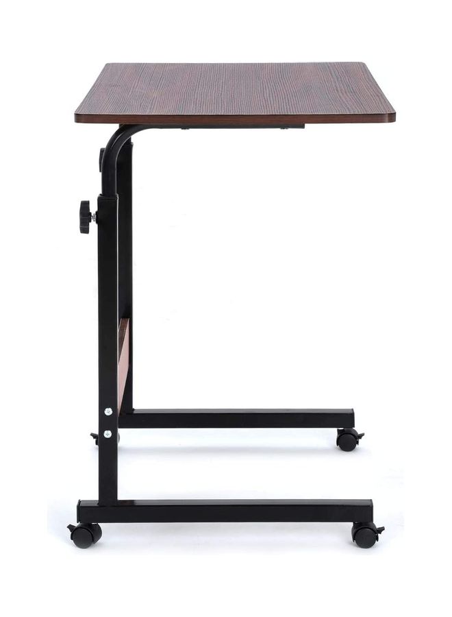 Height Adjustable Laptop Desk Brown/Black 60x40x90cm - Image 4