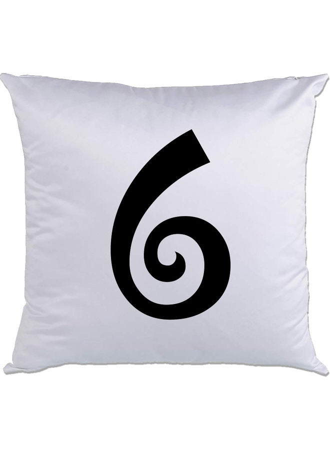 AMC DESIGN 6 Printed Cushion White/Black 40x40cm