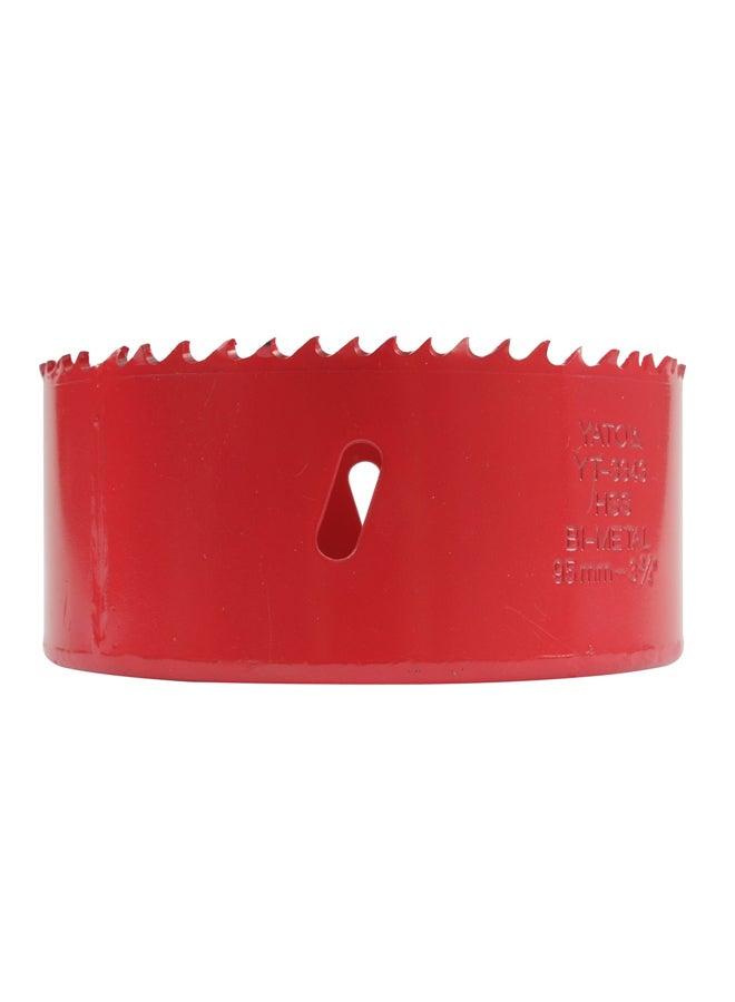 ياتو منشار ثاقب مستدير من معدنين مقاس 83 مم طراز YT-3338 أحمر - Image 1