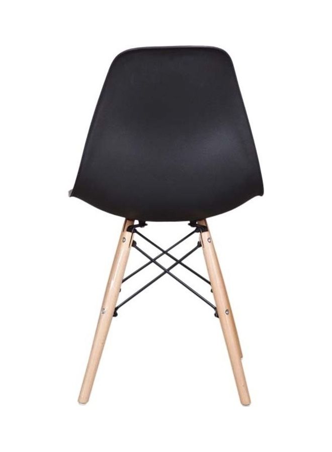 Mahmayi Ultimate Eames Dining Chair Black/Beige 46x82x52cm - Image 5