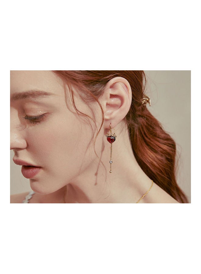 J.J Hand made 925 Sterling Silver Needle Style Elk-Shaped Tassel Earrings - Image 5