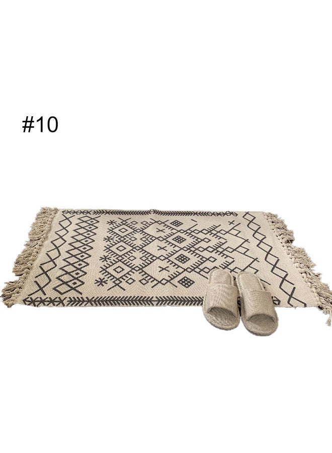 بساط مطبوع متعدد الألوان 60x90x1سم