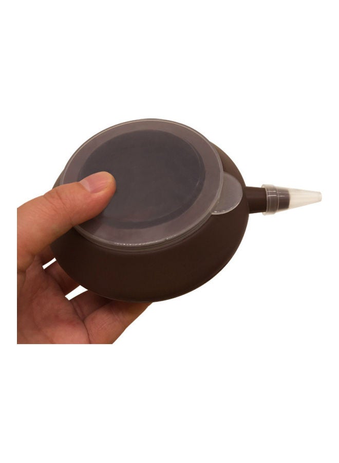 48-Holes Macaron Non-Stick Silicone Mat with Decorating Pot Brown  - Image 4