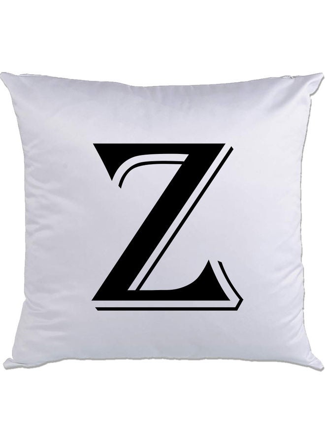 AMC DESIGN Z Printed Cushion White/Black 40x40cm 
