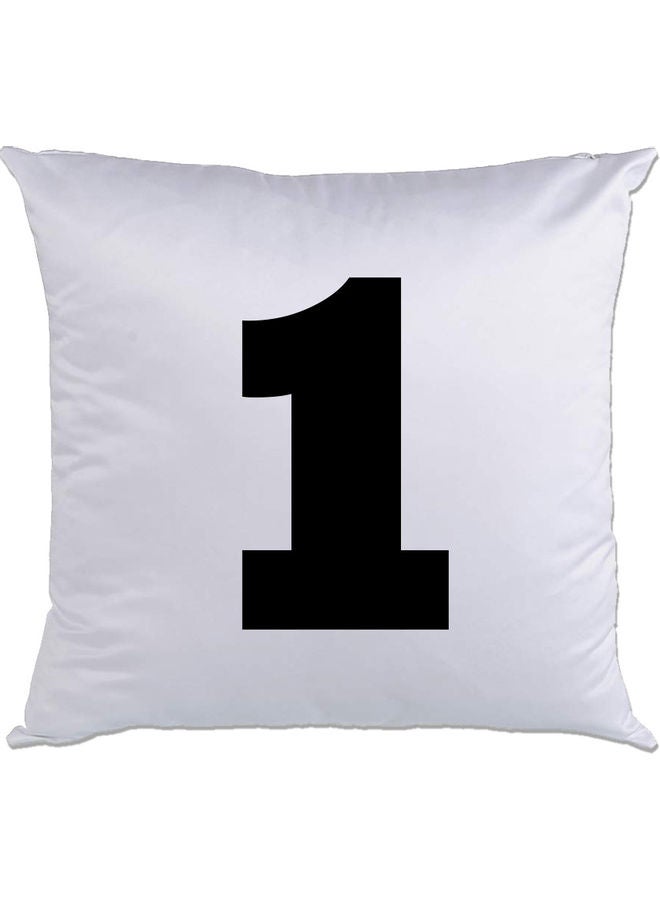 AMC DESIGN 1 Printed Cushion White/Black 40x40cm