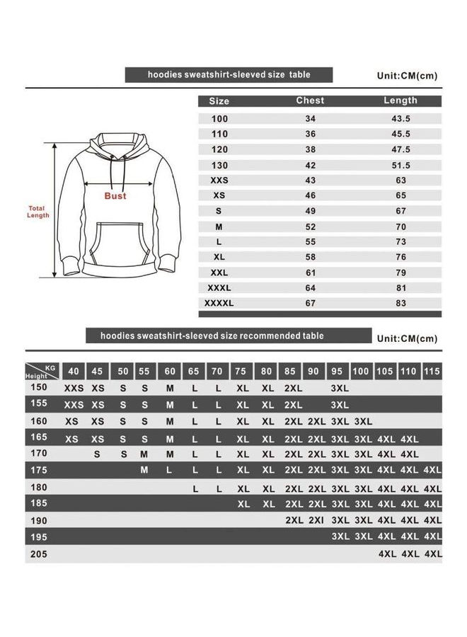 Printed Hoodie Multicolour - Image 3