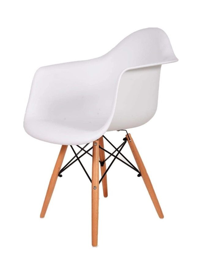 Mahmayi Dining Chair White/Beige 61x82x61.5cm - Image 1