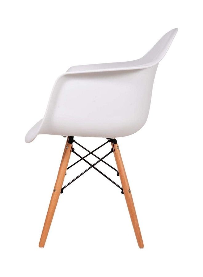 Mahmayi Dining Chair White/Beige 61x82x61.5cm - Image 3
