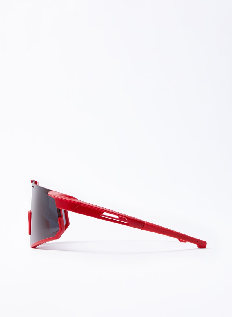 Cycling Scooter Sunglasses - Athletiq Club Jabal Sawda - Red Frame With Smoke Black Multilayer Lens - v1622731299/N47014537A_2