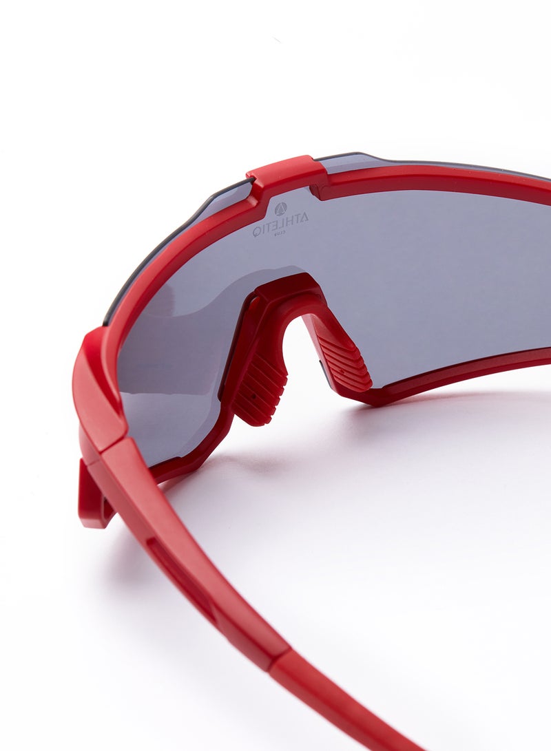 Cycling Scooter Sunglasses - Athletiq Club Jabal Sawda - Red Frame With Smoke Black Multilayer Lens - v1622731299/N47014537A_3