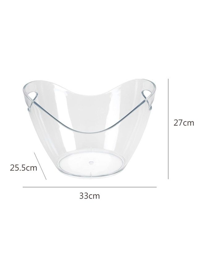 Generic Transparent Ice Bucket Clear  - Image 2